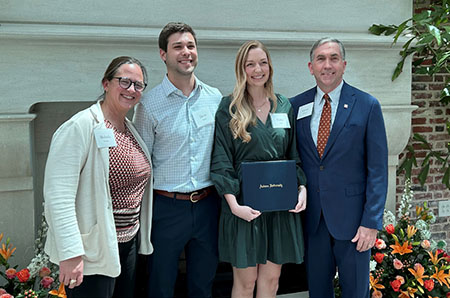 Dr. Haley Angel ‘24 was selected as the 2024 President’s and Samford-Cannon Foundation Award Winner